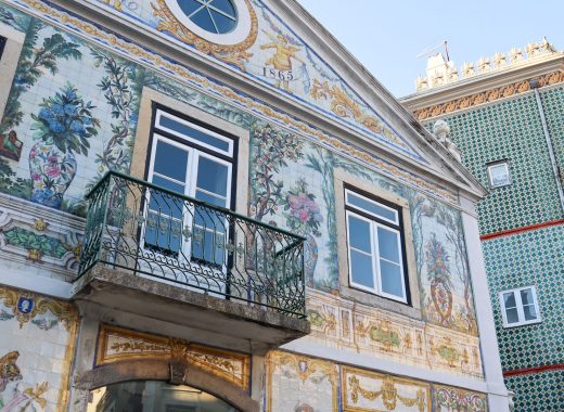 Häuserfassade in Lissabon, Portugal Reisetipp
