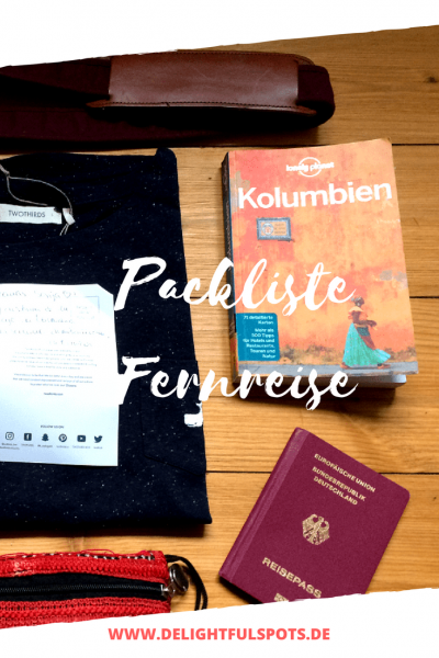 Packliste für eine Fernreise nach Kolumbien