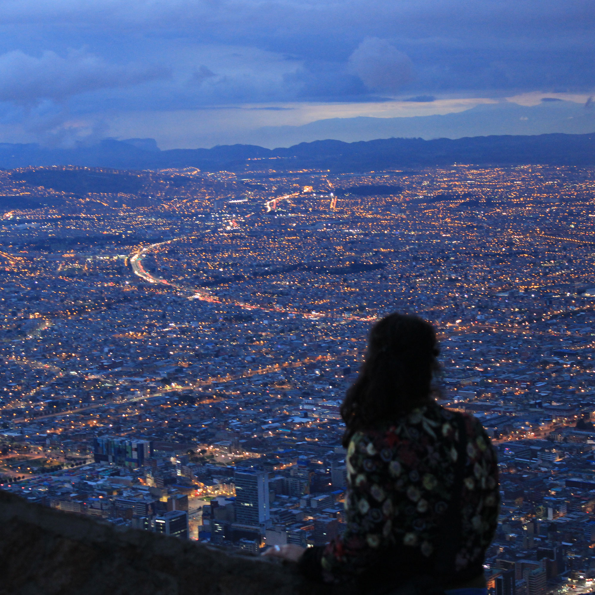 Blick auf Bogotà, Reisetipp Kolumbien