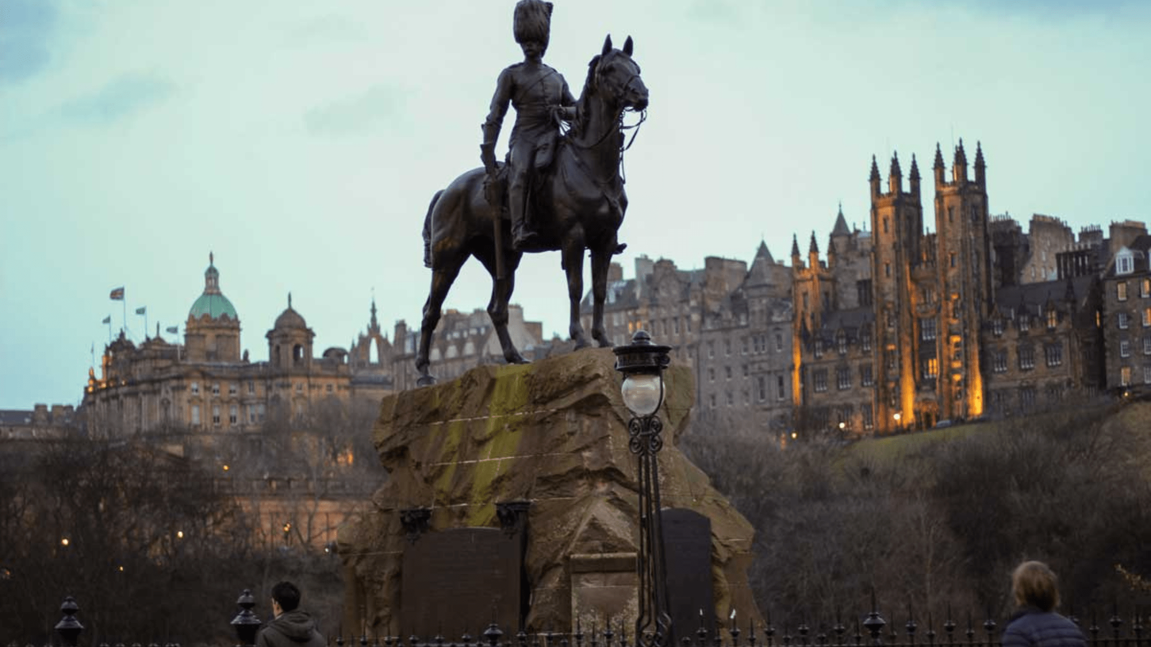 Reiterstatue Edinburgh, Schottland Reisetipps und Sehenswürdigkeiten
