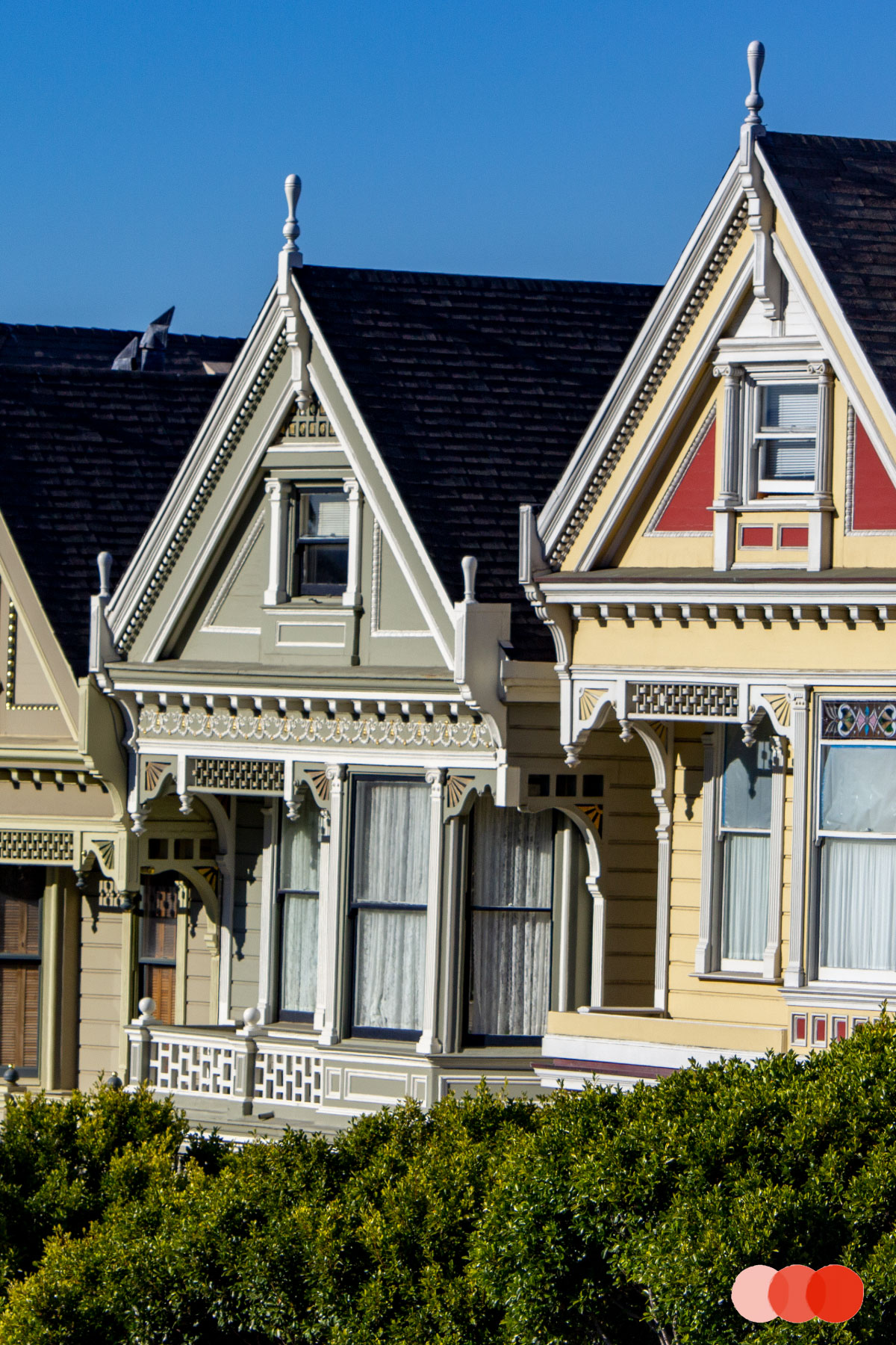 Painted Ladies Häuser in San Francisco