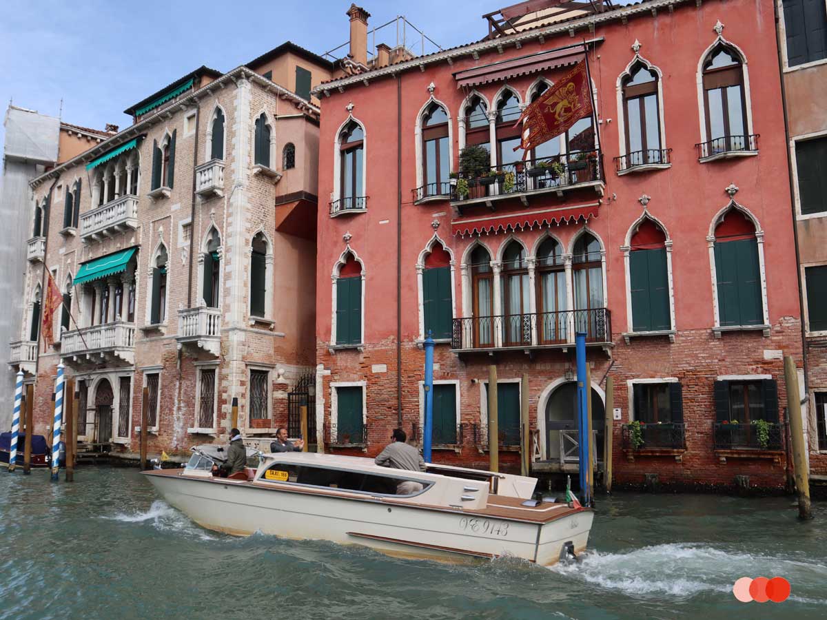Wassertaxin in Venedig