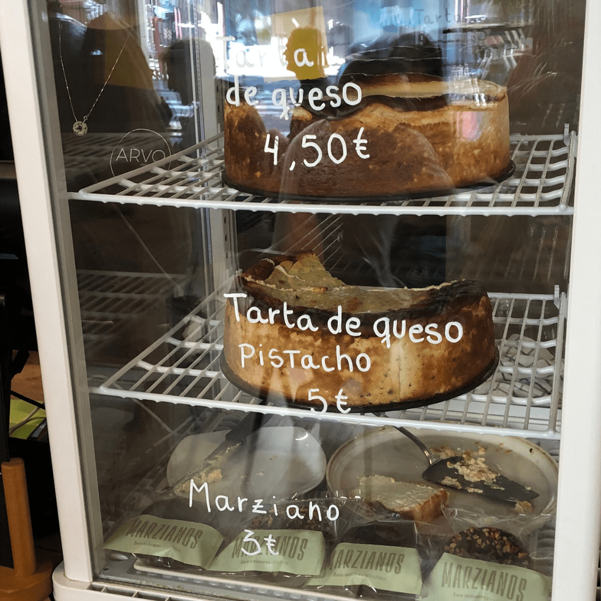 Bilbao Käsekuchen, Arvo Café nahe Guggenheim Museum