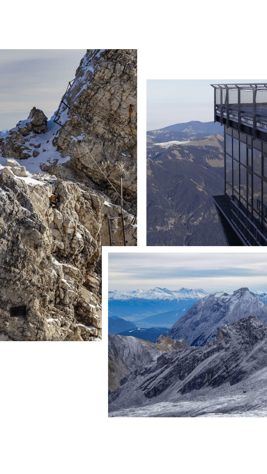 Top of Germany, auf der Zugspitze in den Alpen