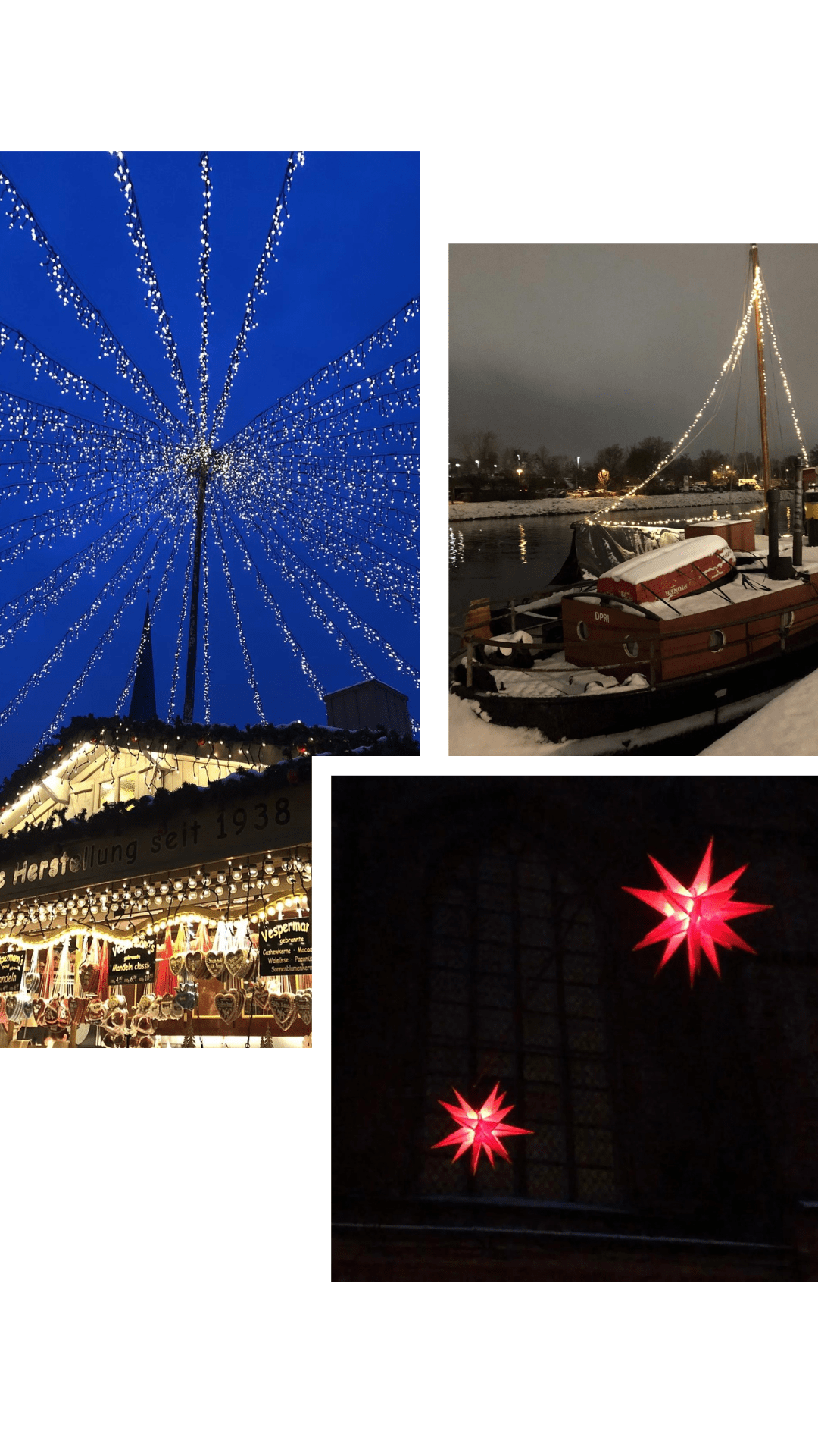 Lübeck im Winter, Weihnachtsmarkt und Spaziergang an der Trave