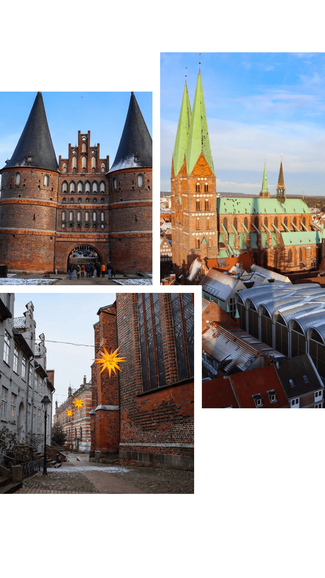 Lübeck, schöne Kleinstädte in Norddeutschland