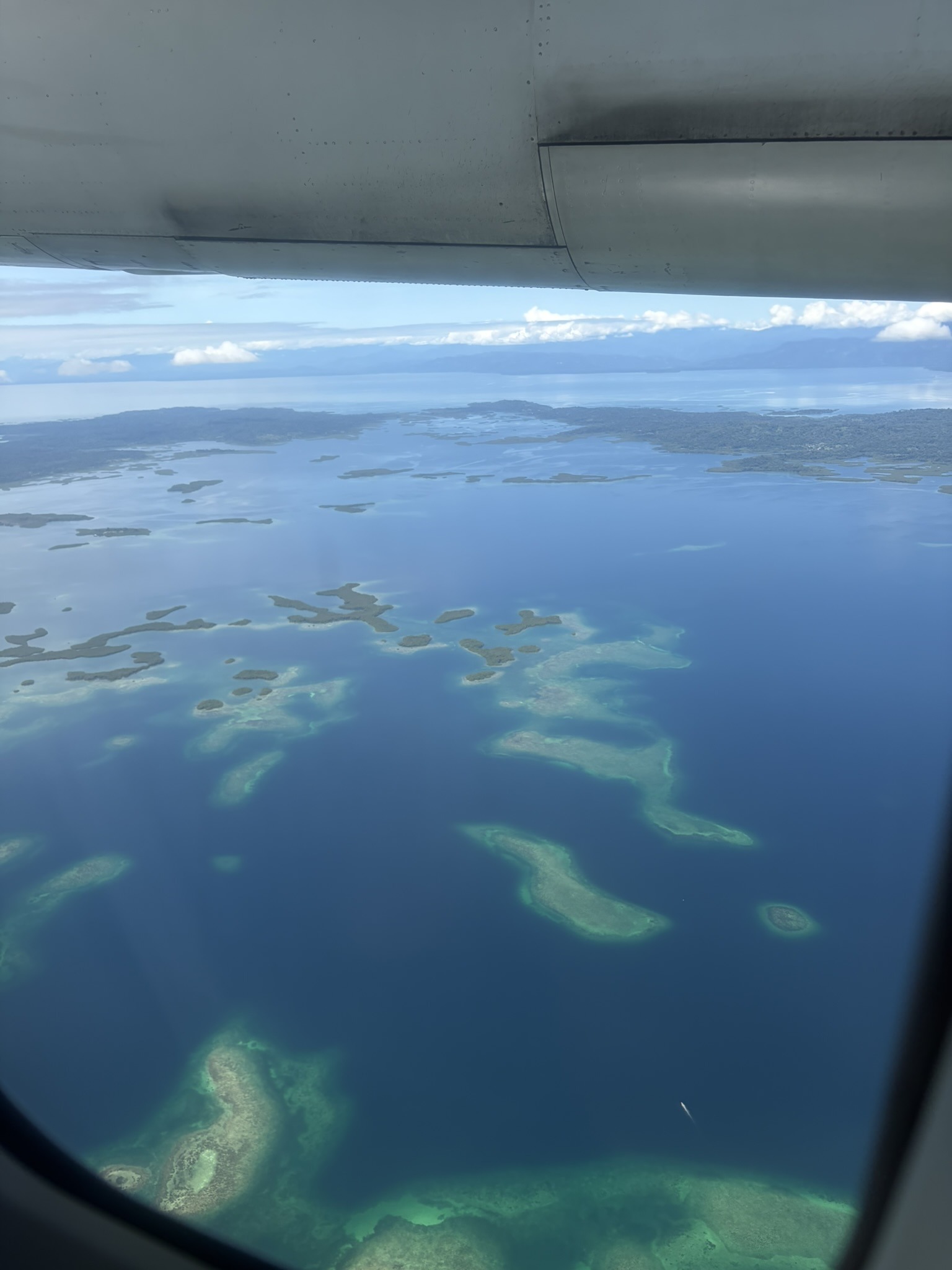 Bocas del Toro aus der Luft